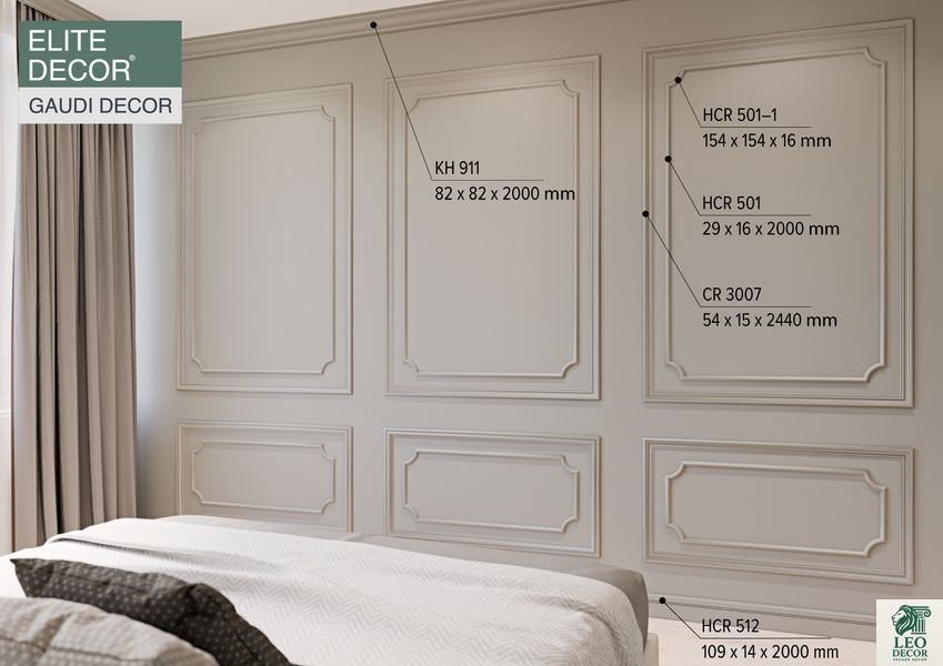 Кутовий елемент поліуретановий Grand Decor HCR 501-1 HCR 501-1 фото