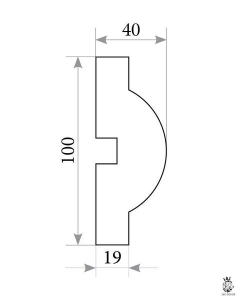 Молдинг ML 103 молдинг-ml-103 фото