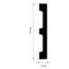 Interior Molding ABZL012321AA015286 (Polyurethane)