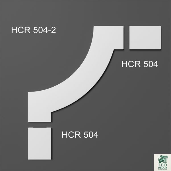 Кутовий елемент поліуретановий Grand Decor HCR 504-2 HCR 504-2 фото
