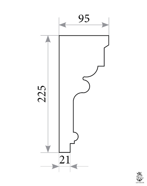 Карниз KR 118 Карниз KR 118 фото