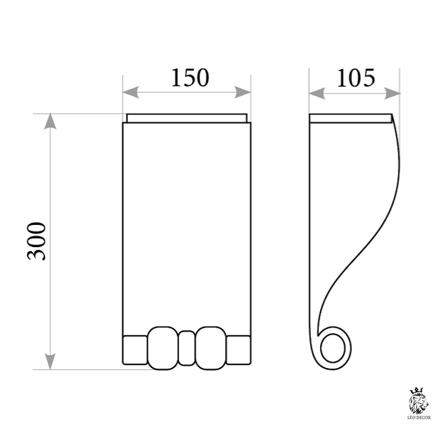 Кронштейн KN 103 кронштейн-kn-103 фото