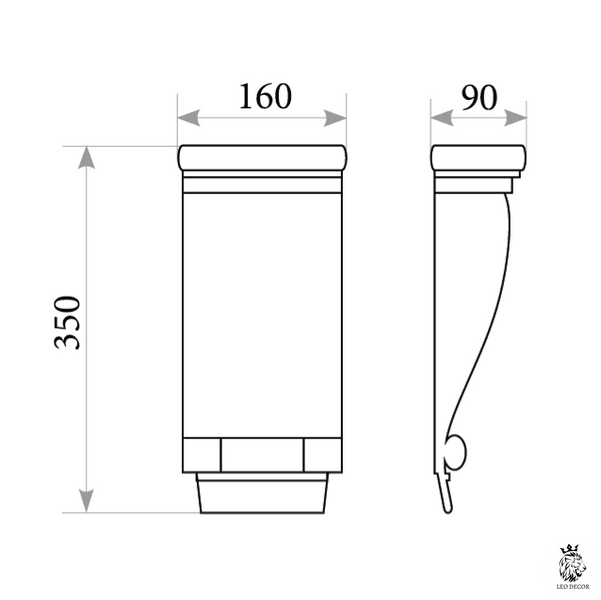 Кронштейн KN 102 кронштейн-kn-102 фото