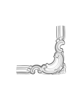 Кутовий елемент молдинга поліуретановий Gaudi Decor CF 612L CF 612L фото