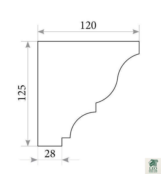 Карниз KR 130 карниз-kr-130 фото