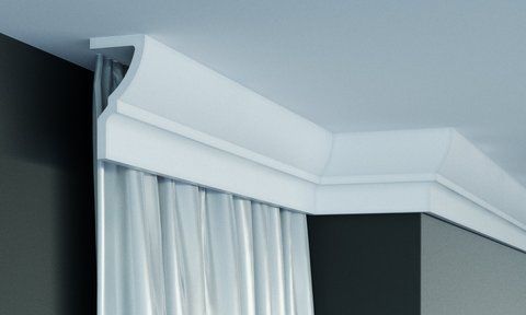 Карниз поліуретановий гладкий Gaudi Decor P 889 P 889 фото